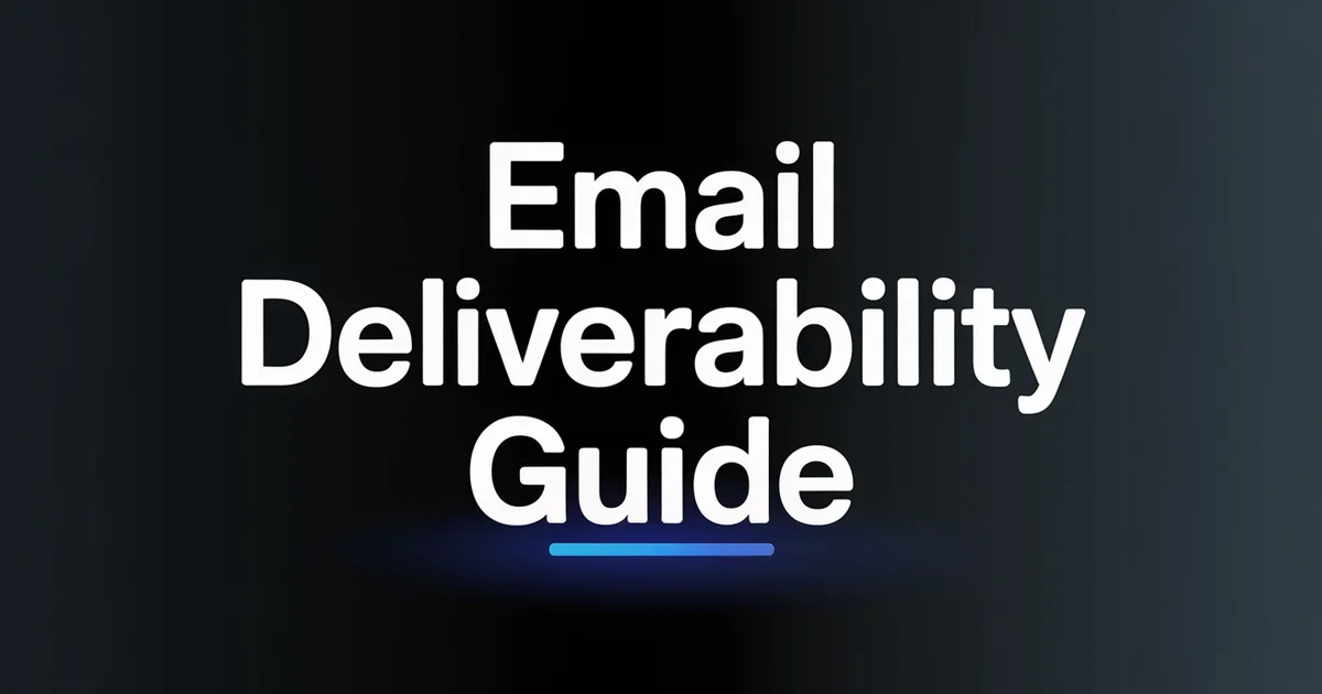 Email Deliverability for Cold Outreach: Complete Technical Guide